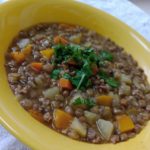 Sopa de Lentilha com Carne moída para atletas