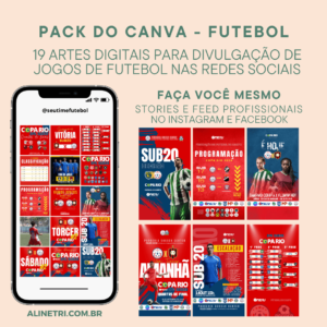 PACK de Time de Futebol Vermelho - 19 Artes para Redes Sociais-min