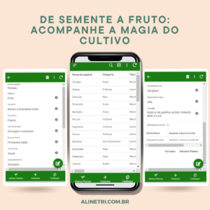 App Diário da Planta – 1ª versão